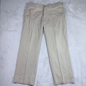 Lee Custom Fit Straight Leg Khaki Chino Pants Mens 36x30 Beige
